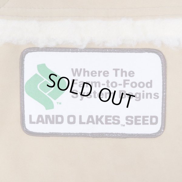 画像3: 80's unknown ビニールスウェード ボアベスト (3)