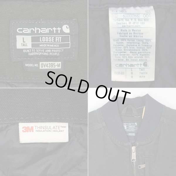 画像4: 00's Carhartt ダックベスト "BLACK / LOOSE FIT" (4)