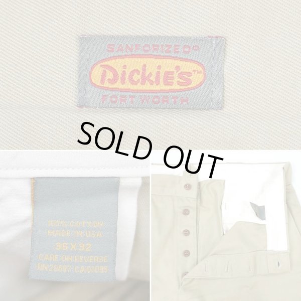 画像3: 00's Dickies チノトラウザー "Near DEADSTOCK / MADE IN USA / W36 L32" (3)