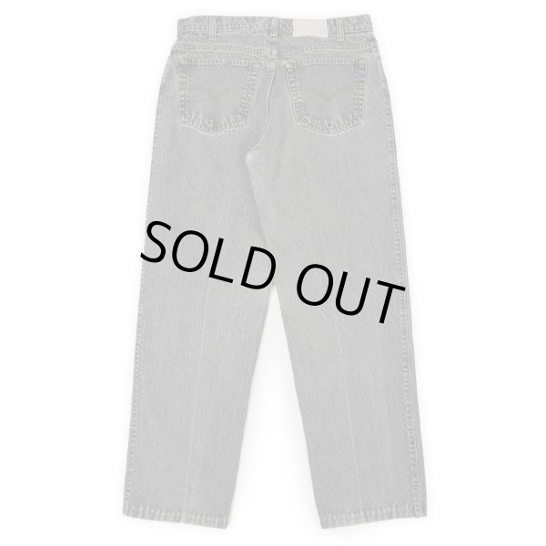 画像2: 90's Levi's 先染めブラックデニムパンツ (2)