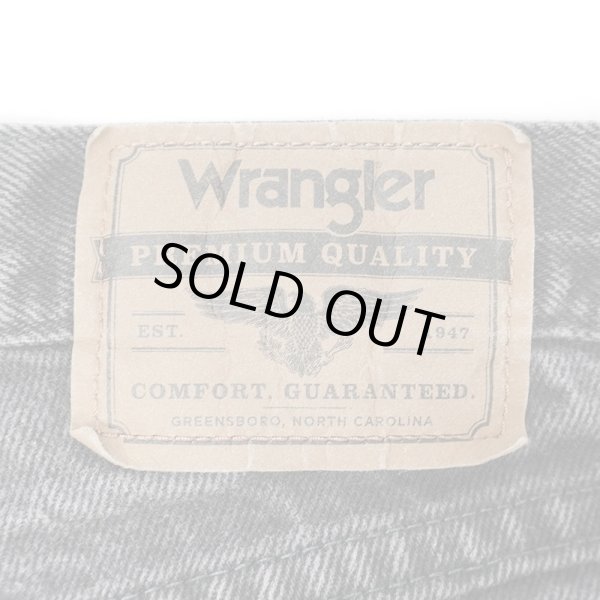 画像3: 00's Wrangler 97601CB ブラックデニムパンツ "W32 L30" (3)