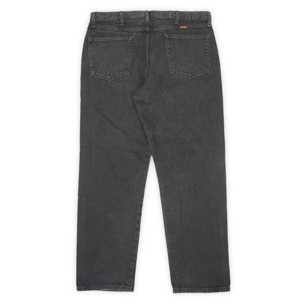 画像2: 00's RUSTLER ブラックデニムパンツ "W38 L30" (2)