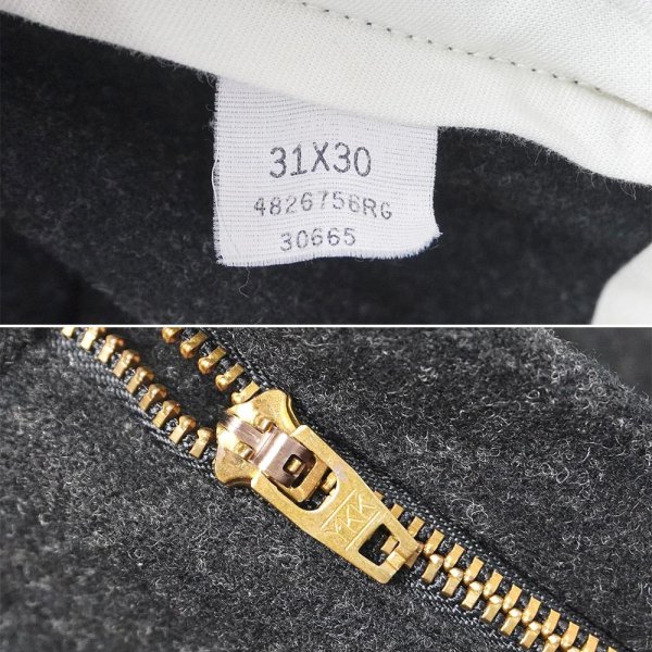 画像4: 90's Polo Ralph Lauren 2タック ウールトラウザー "実寸W31 L28" (4)