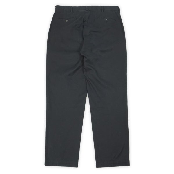 画像2: 90's Polo Ralph Lauren ノータック チノトラウザー "BLACK / W36 L32" (2)