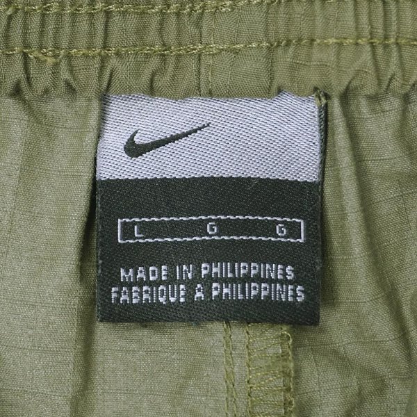 画像3: 00's NIKE リップストップナイロン ワイドパンツ (3)