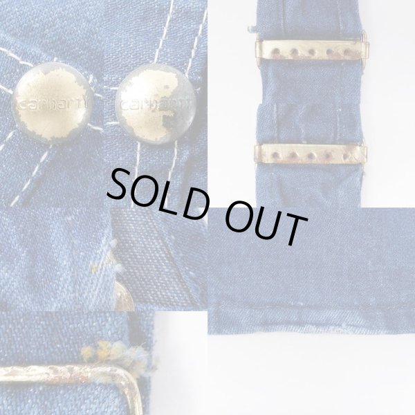 画像5: 90's Carhartt デニムオーバーオール (5)