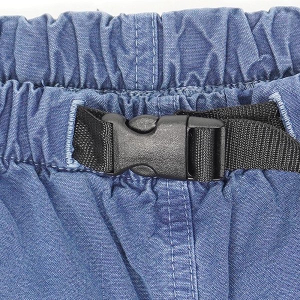 画像4: 90's STEEL BRIDGE カラーシャンブレー ショーツ "NAVY / MADE IN USA / DEADSTOCK" (4)