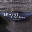 画像4: 90's Polo Ralph Lauren コットンツイル スウィングトップ “BLACK / MADE IN USA” (4)