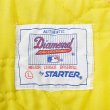 画像2: 90's STARTER ナイロンサテンスタジャン "Oakland Athletics" (2)