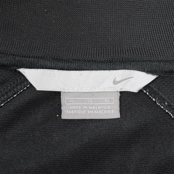 画像2: 00's NIKE トラックジャケット "BLACK × GRAY" (2)