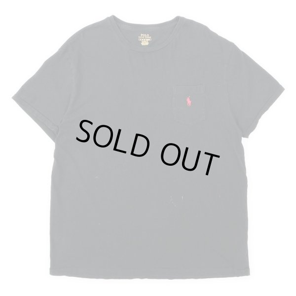 画像1: 00's Polo Ralph Lauren ポケットTシャツ "BLACK" (1)