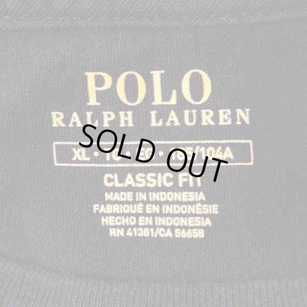 画像3: 00's Polo Ralph Lauren ポケットTシャツ "BLACK" (3)