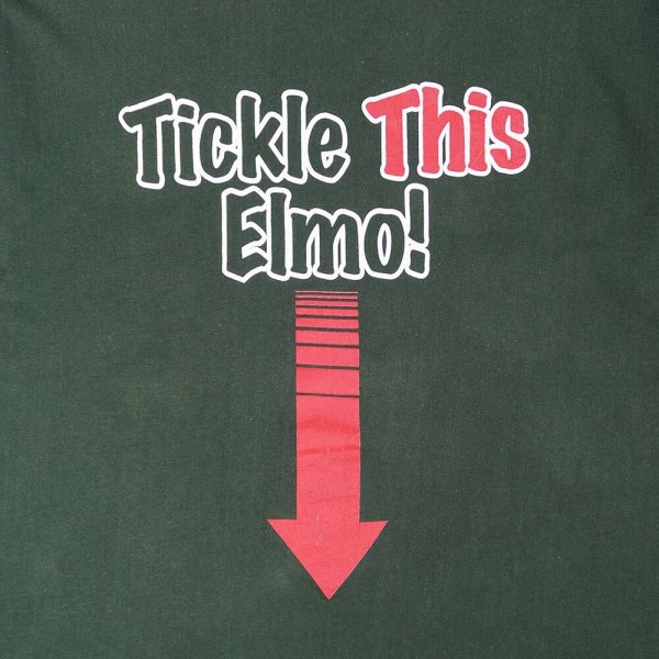 画像2: 90's Tickle This Elmo! メッセージプリントTシャツ (2)