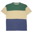 画像1: 90's Duck Head カラーブロック コットンピケTシャツ (1)