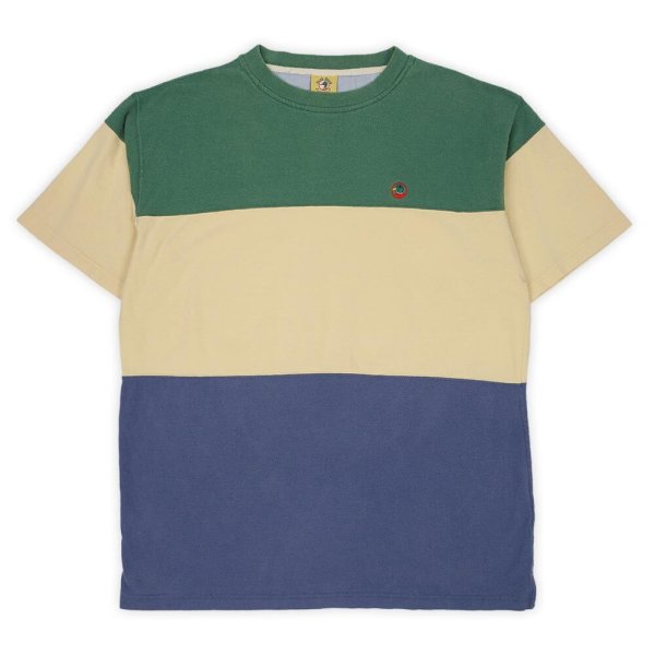 画像1: 90's Duck Head カラーブロック コットンピケTシャツ (1)