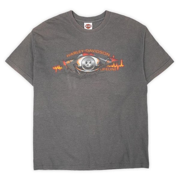 画像1: 00's HARLEY-DAVIDSON 両面プリントTシャツ "MADE IN USA" (1)