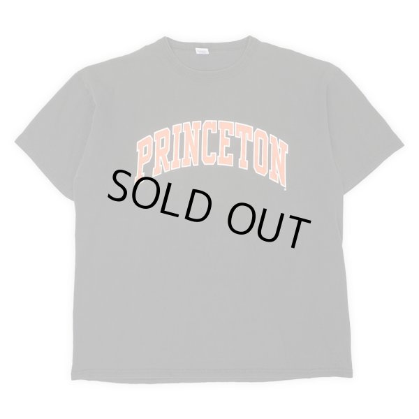 画像1: 90-00's PRINCETON カレッジプリントTシャツ "RUSSELL body / FADE BLACK" (1)
