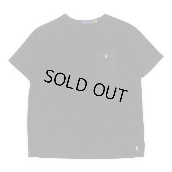 画像1: 00's Polo Ralph Lauren コットンピケ ポケットTシャツ "裾ポニー" (1)