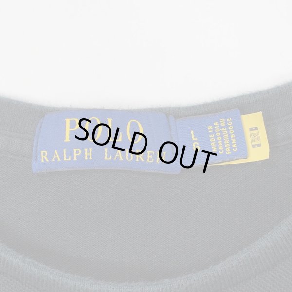 画像2: 00's Polo Ralph Lauren コットンピケ ポケットTシャツ "裾ポニー" (2)