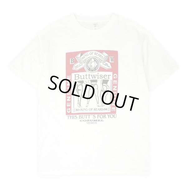画像1: 00's Buttwiser プリントTシャツ (1)