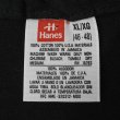 画像2: 90's Hanes ポケットTシャツ "BLACK / DEADSTOCK" (2)