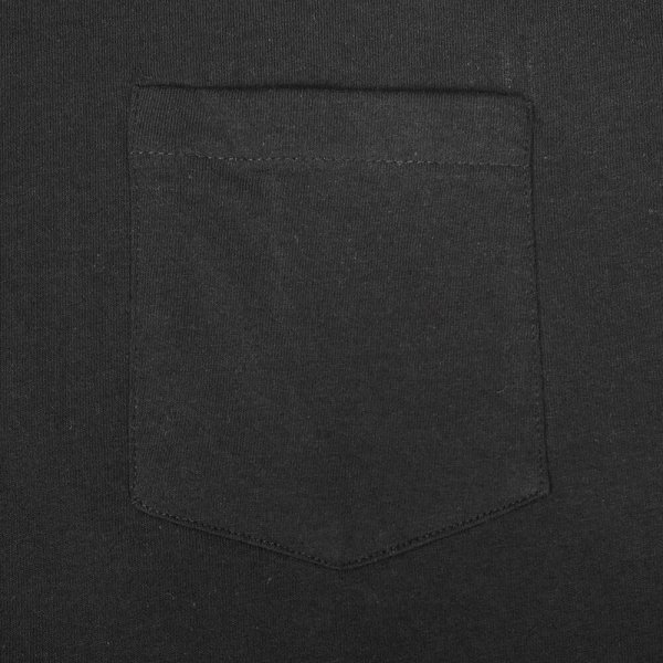 画像3: 90's Hanes ポケットTシャツ "BLACK / DEADSTOCK" (3)
