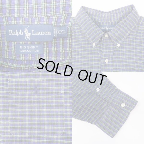 画像3: 90's Polo Ralph Lauren ボタンダウンシャツ "BIG SHIRT" #4 (3)
