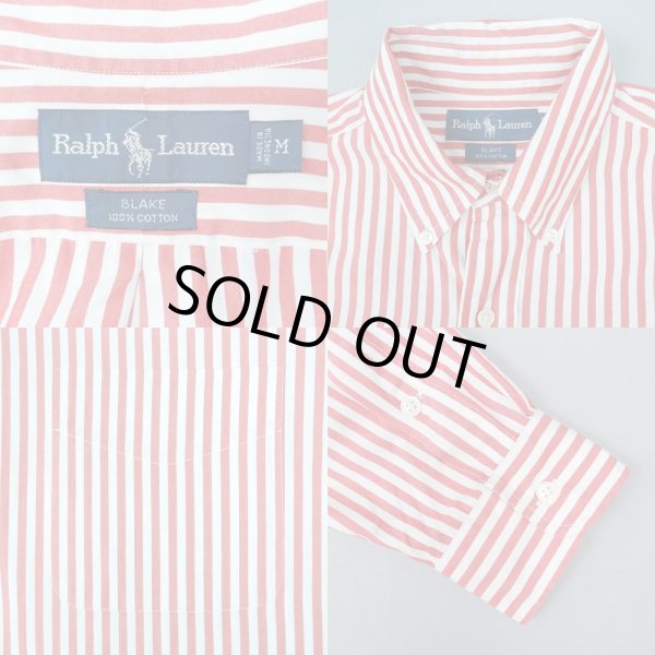 画像3: 90's Polo Ralph Lauren ストライプ柄 ボタンダウンシャツ "BLAKE" (3)