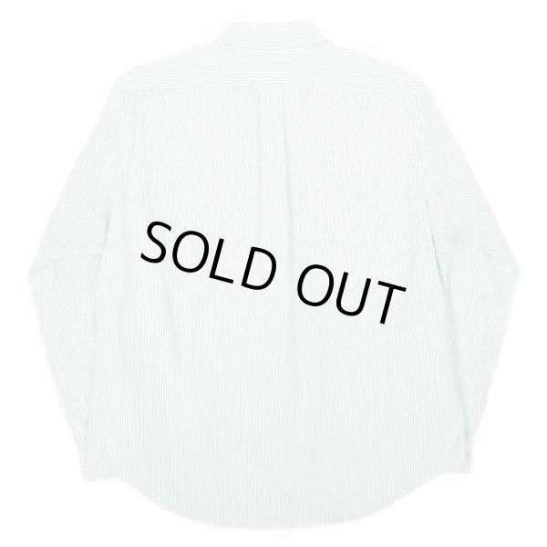 画像2: 90's Polo Ralph Lauren ストライプ柄 ボタンダウンシャツ “シアサッカー” (2)