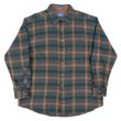 画像1: 00's Pendleton オンブレチェック柄 ウールシャツ "MADE IN USA" (1)