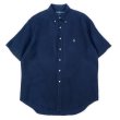 画像1: 00's Polo Ralph Lauren S/S ボタンダウンシャツ "LINEN" (1)