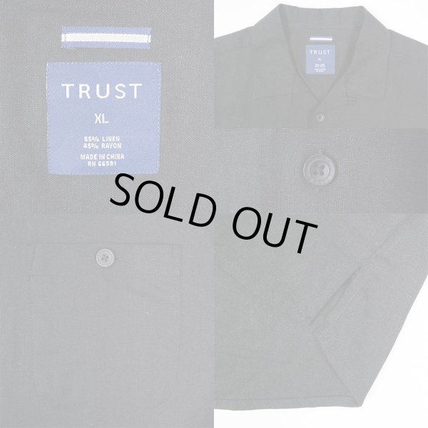 画像3: 00's TRUST S/S オープンカラーシャツ "LINEN × RAYON" (3)