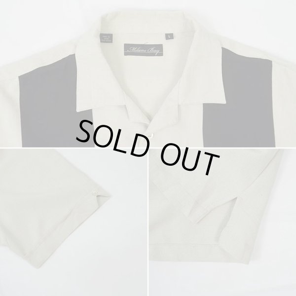 画像3: 90's Milana Bay S/S レーヨン オープンカラーシャツ (3)