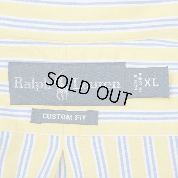 画像2: 00's Polo Ralph Lauren マルチストライプ柄 ボタンダウンシャツ "CUSTOM FIT" (2)