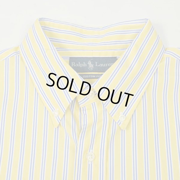 画像3: 00's Polo Ralph Lauren マルチストライプ柄 ボタンダウンシャツ "CUSTOM FIT" (3)