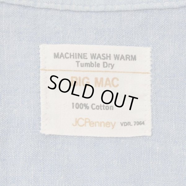 画像3: 70's BIG MAC S/S コットンシャンブレーシャツ (3)