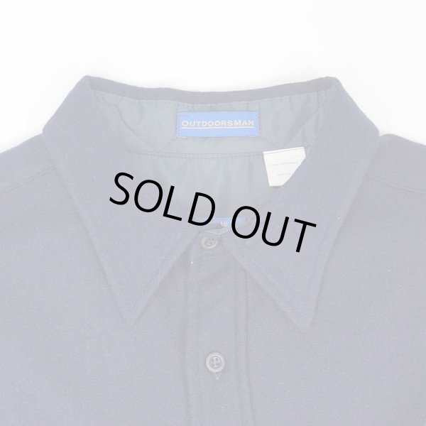 画像3: 90's Pendleton レギュラーカラー ウールシャツ "MADE IN USA / NAVY" (3)