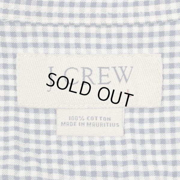 画像2: 00's J.CREW ギンガムチェック柄 S/S シアサッカーシャツ (2)