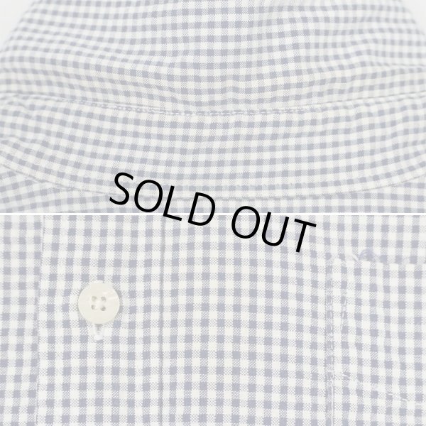 画像5: 00's J.CREW ギンガムチェック柄 S/S シアサッカーシャツ (5)