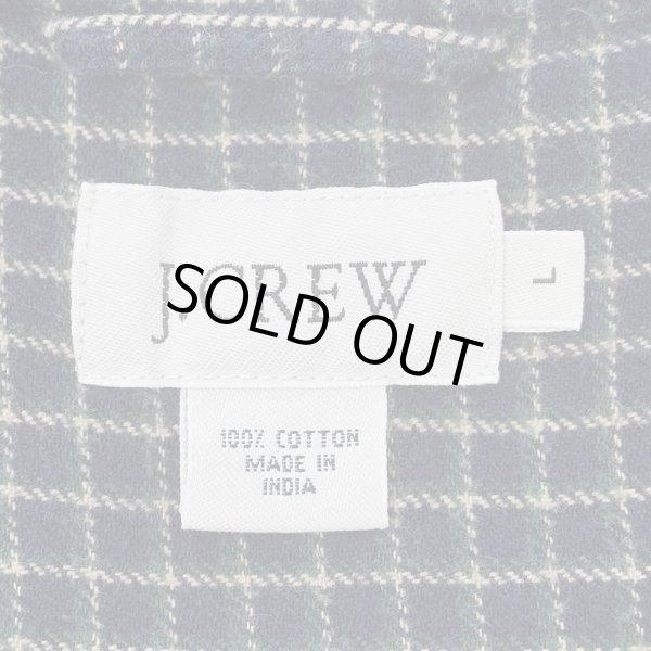 画像2: 00's J.CREW フランネル ボタンダウンシャツ (2)