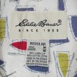 画像2: 90's Eddie Bauer 総柄オープンカラーシャツ "白タグ" (2)