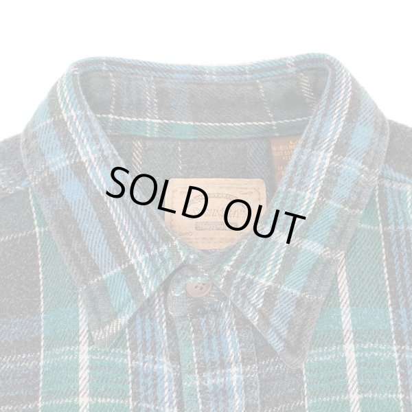 画像3: 90's ST JOHN'S BAY ヘビーネルシャツ "GREEN Plaid" (3)