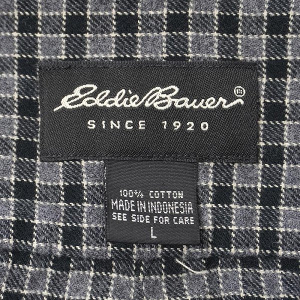 画像2: 00's Eddie Bauer フランネルシャツ (2)