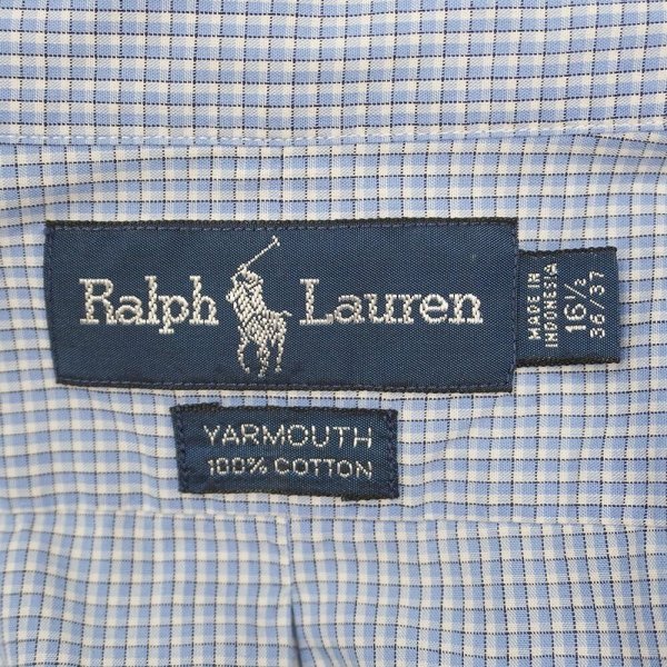 画像2: 90's Polo Ralph Lauren S/S ボタンダウンシャツ “YARMOUTH” (2)