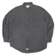 画像1: 90-00's Levi's ブラックデニム ワークシャツ (1)