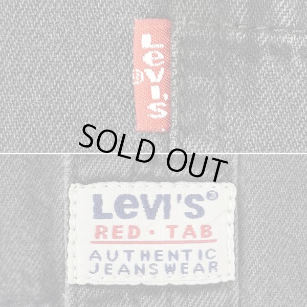 画像3: 90-00's Levi's ブラックデニム ワークシャツ (3)