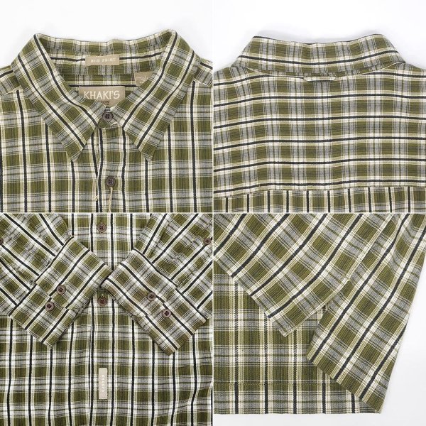 画像3: 90's KHAKI'S by ARROW レギュラーカラー ワークシャツ "BIG SHIRT / DEADSTOCK" (3)