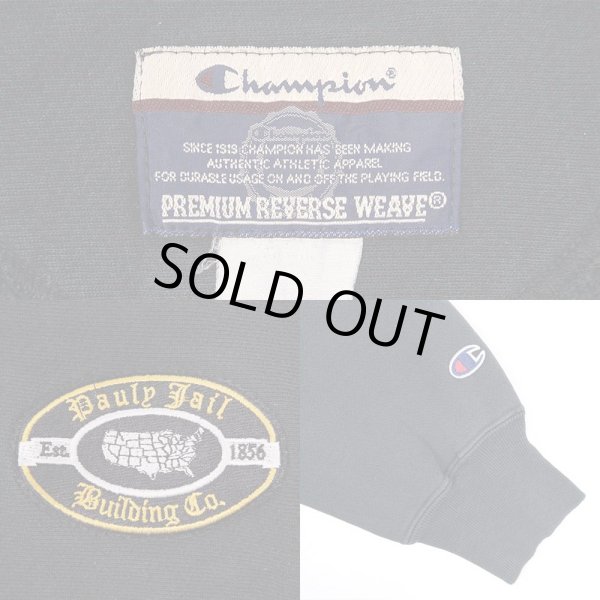 画像3: 00's Champion リバースウィーブ スウェット "BLACK" (3)