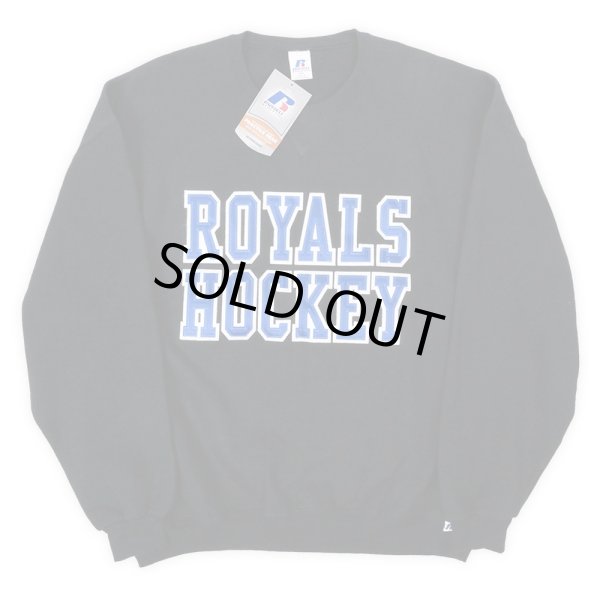 画像1: 00's RUSSELL カレッジロゴワッペン スウェット “ROYALS HOCKEY / DEADSTOCK” (1)