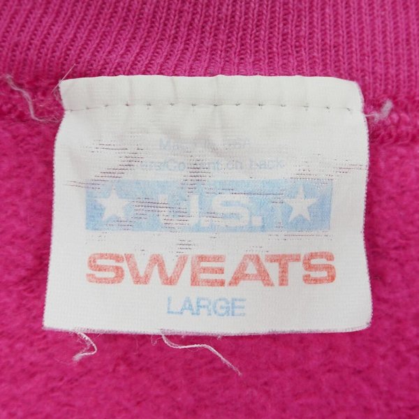 画像2: 80's U.S.SWEATS ブランクスウェット "MADE IN USA" (2)